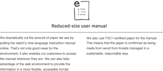 Reduced-size user manual